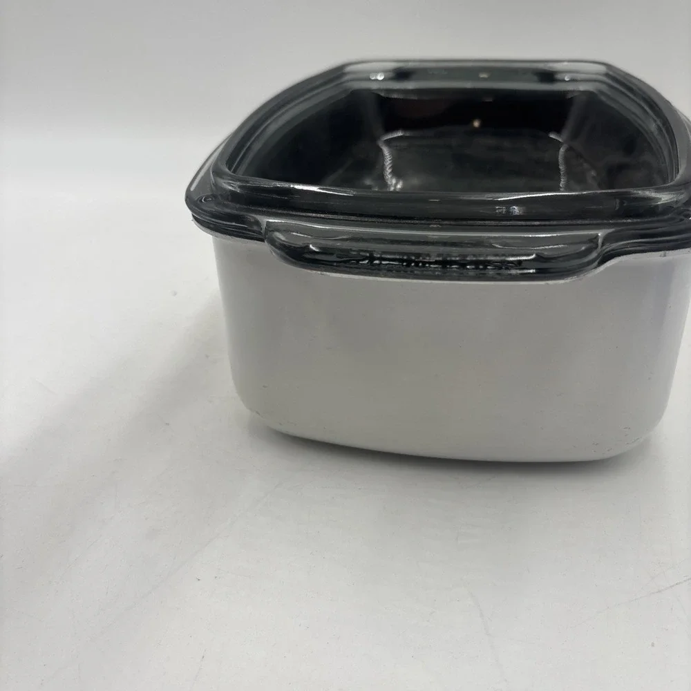 WEST BEND Vintage Slow Cooker 4 QT: Replacement Ivy Pattern Pot/Pan W/Lid